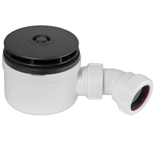 McAlpine ST90MB1070 90mm Matt Black Shower Trap