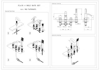 TAP006FL - Installation Instructions