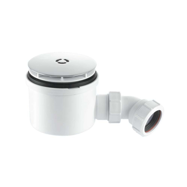 McAlpine 1.1/2" 90mm HiFlow Shower Trap CP Brass ST90CB10HP2